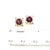 Metal Natural Spinel Diamond Earrings 14k Y Gold 2.04 TCW Certified For Sale - Image 7 of 8
