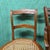 Brown Pair of Vintage Wooden Chairs With Wicker Seats For Sale - Image 8 of 14