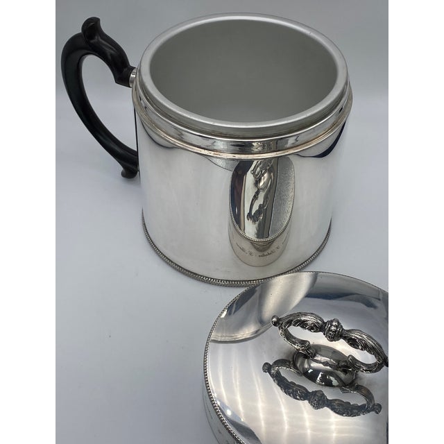 Valenti Valenti of Spain Engraved Silver-Plated Ice Bucket For Sale - Image 4 of 13