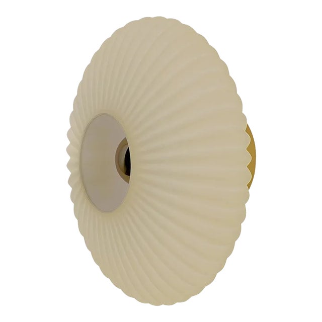 Glass Effect Wall Light With Opal Glass For Sale