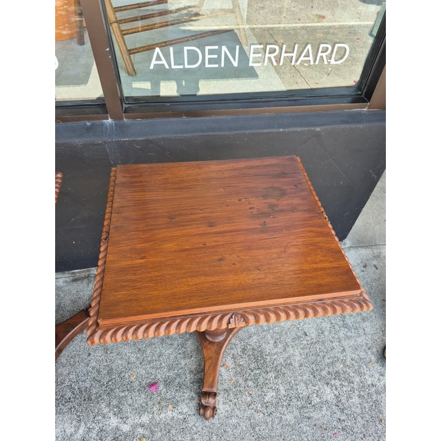 Traditional Pair of Antique Anglo Indian Tables For Sale - Image 3 of 7