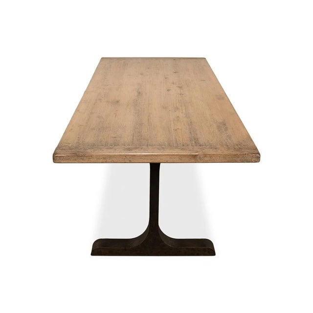 Industrial Dining Table For Sale - Image 9 of 11