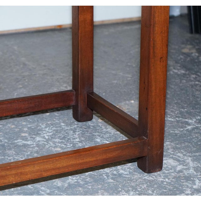 Brown Military Campaign Serving Console Table Kennedy from Harrods London For Sale - Image 8 of 16