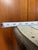 Louis XVI Style Carved Wooden Demilune Console Table For Sale - Image 15 of 17
