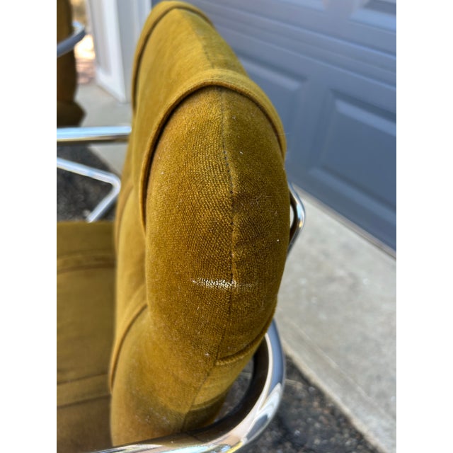 Pair of Attributed Chromcraft Chrome Cantilever Chairs – 1970s For Sale In Denver - Image 6 of 9