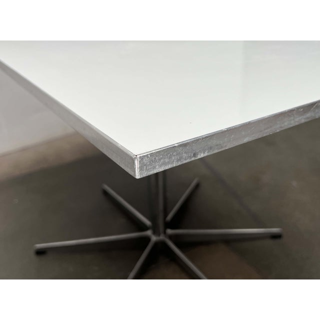 Mid-Century Modern Danish Minimalist Table by Piet Hein, Bruno Mathsson, Arne Jacobsen for Fritz Hansen, 1980s, 1984 For Sale - Image 15 of 18