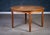 Dining table in solid oak, designed by Henning Kjærnulf in the 1970s. The table features a strong Brutalist aesthetic and...