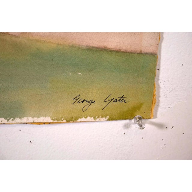George David Yater The Mill Signed Watercolor Cape Cod School of Art UF 1950s For Sale In Detroit - Image 6 of 9