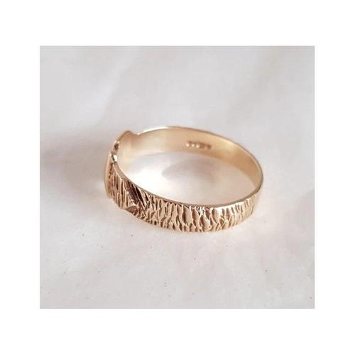 Vintage 9ct Yellow Gold Buckle Ring, 1982 For Sale - Image 12 of 18