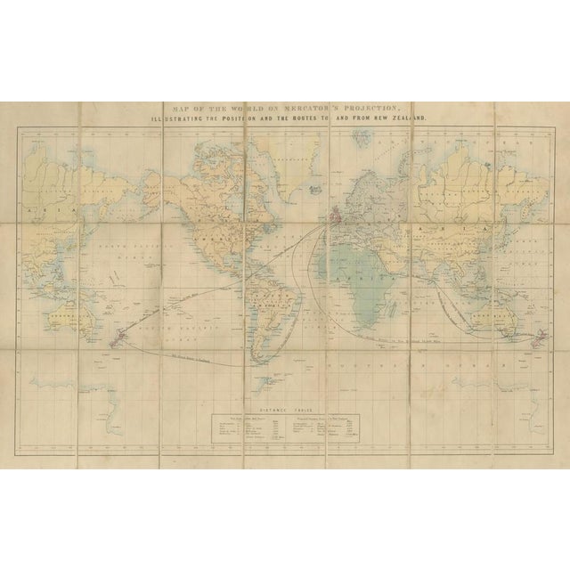 World Mail and Passenger Routes to New Zealand, 1883 For Sale - Image 4 of 12