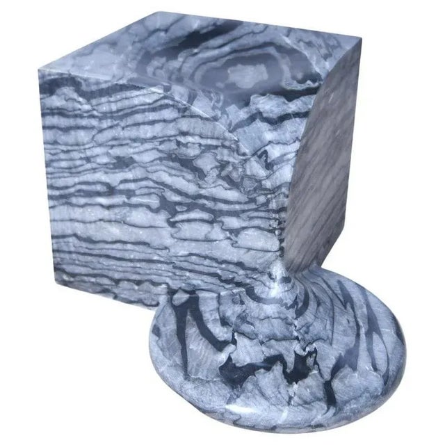 Gold Etna Marble Sculpture Seat by Jean Pascal Levy-Trumet For Sale - Image 8 of 8