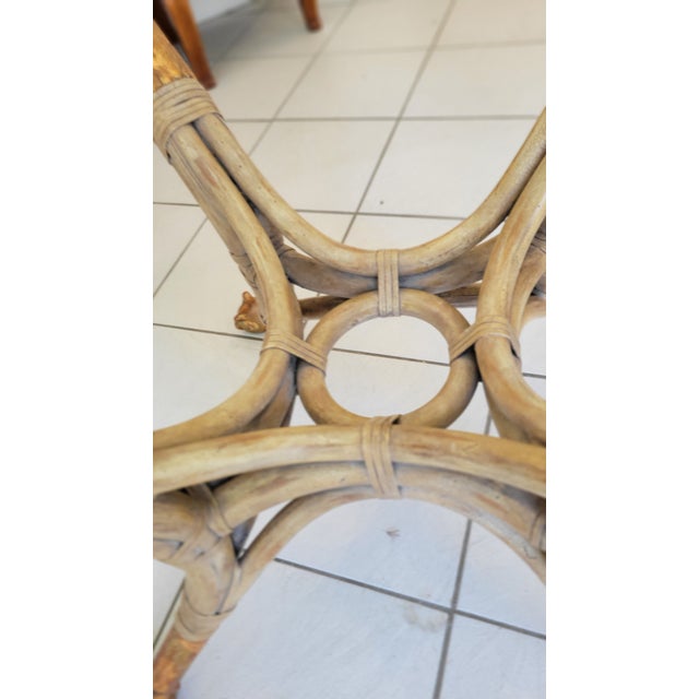 Maitlan Smith Style, Round Table With Glass Top For Sale In Dallas - Image 6 of 11