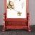 Antique Chinese Rosewood Table Screen With Famille Rose Porcelain Plaque For Sale - Image 9 of 10