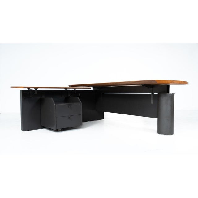 Large Artona Desk by Afra & Tobia Scarpa for Maxalto, 1970s For Sale - Image 8 of 18