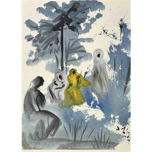 Salvador Dalí, Familia Ruth Moabitidis, 1964, Lithograph For Sale