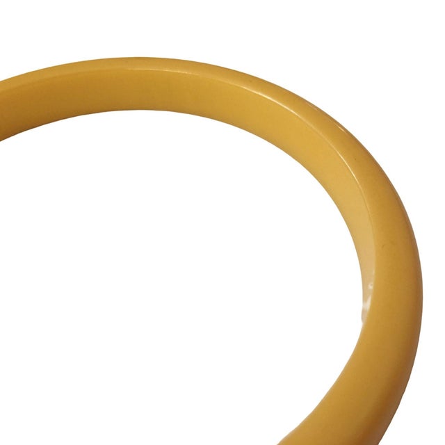 Art Deco 1930s Heavy Butterscotch Bakelite Bangle Bracelet For Sale - Image 3 of 4