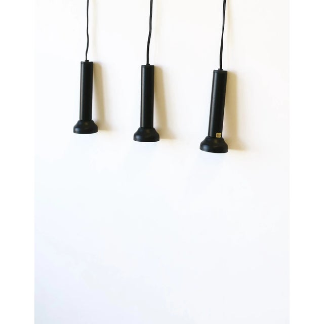 Scandinavian Danish Postmodern Black Pendant Lights by NordLux, Set of 3 For Sale - Image 4 of 12