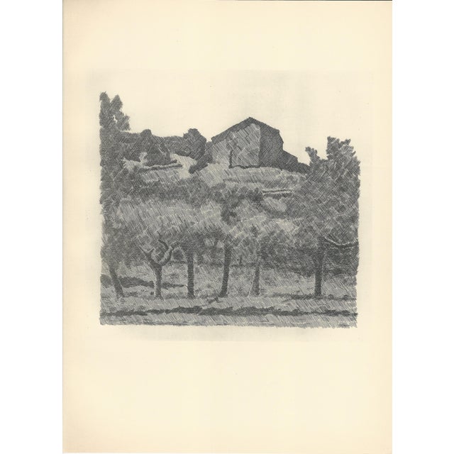 Giorgio Morandi, Landscape in Grizzana, The Lame, 1931-1957, Lithograph For Sale - Image 7 of 7