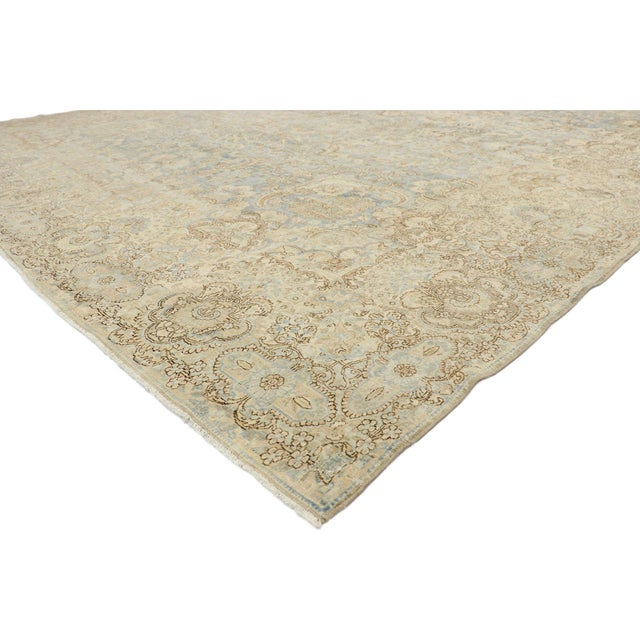 77167 Antique Persian Kerman Rug, 11'00 x 17'04. The Quiet Aristocrat: An Antique Persian Kerman Masterpiece of Timeless...