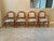 French Vintage French Louis XV-Style Fauteuil Open Arm Chairs - Set of 4 For Sale - Image 3 of 7