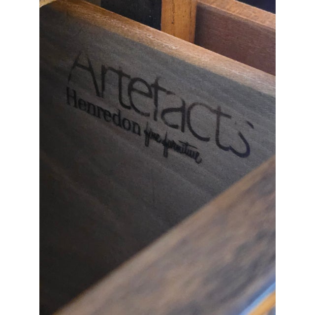 Brown 1970s Henredon Artefacts Campaign-Style Mid-Century Gentleman's Armoire For Sale - Image 8 of 8