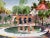 Impressionist Vintage San Diego California Impressionist Watercolor Painting Balboa Park Fountain For Sale - Image 3 of 5