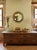 It will have a brand new glass panel. Original gold finish. Measurements: 46 cm diameter. The glass panel measures 28.5...