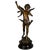 Bronze Cupid Statue on Marble Base For Sale