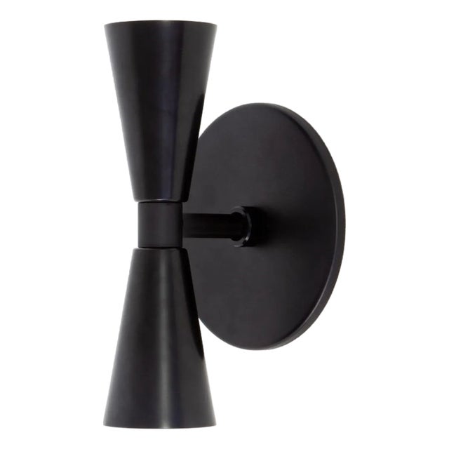 Cone 2 Sconce Small, Modern, by Research.Lighting, Modern, Minimal For Sale