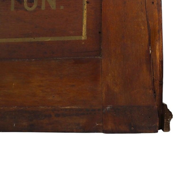 Antique J & P Coats Walnut 6-Drawer Spool Cabinet C1890 For Sale - Image 12 of 14