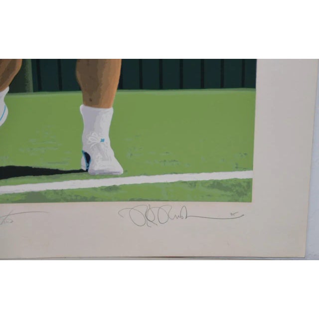 Martina Navratilova Signed Serigraph by Rick Rush c.1985 Rare signed limited edition serigraph by noted artist Rick Rush....