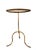 Vintage Gold Metal Martini Table, 1950s For Sale - Image 10 of 10
