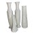 Collection of 4 Vintage Milk Glass Bud Vases For Sale