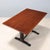 Vintage Table in Wood Veneer and Metal, Italy, 1960s For Sale - Image 3 of 9