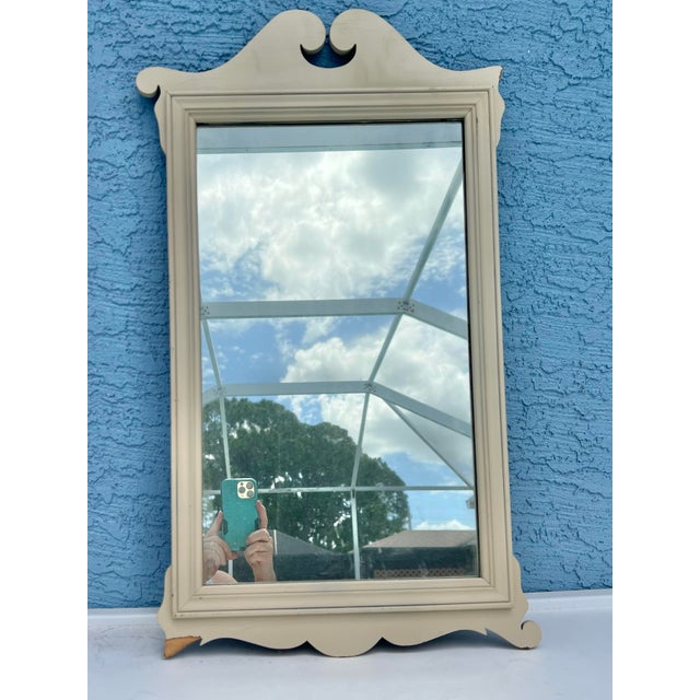 French Provincial Vintage French Provincial Mirror For Sale - Image 3 of 5