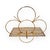 1950s Atomic Mid-Century Gold Wire Daisy Flower Wall Shelves, a Pair For Sale - Image 6 of 10