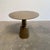 Aged Patina brass finish, this table works well as a bistro table, or use as an entry center table. The top has a...