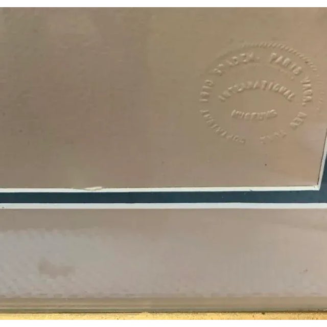 1980s 1980 Authorized Print featuring Portrait of Pablo Picasso, Framed For Sale - Image 5 of 7