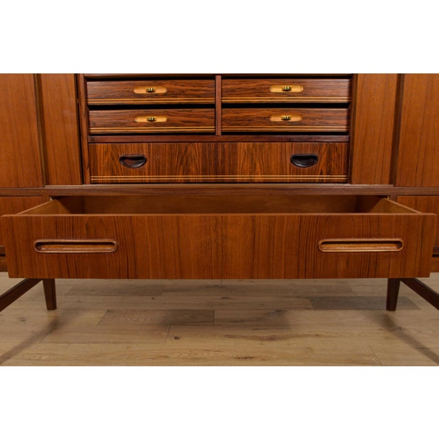 Mid-Century High Sideboard in Teak, 1960s For Sale - Image 13 of 18