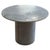 1980s Minimalist Post-Modern Round White Marble Dining Table + Cylindrical (Italy) For Sale - Image 5 of 10