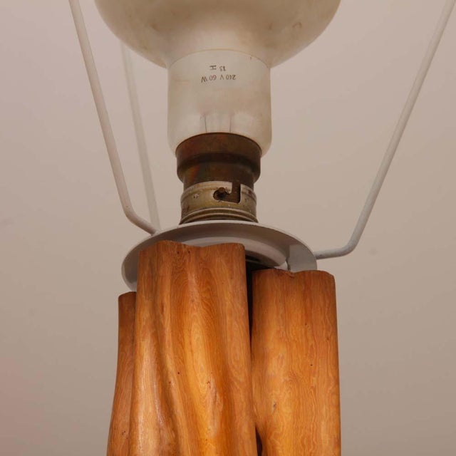 1960s Floor Lamp in Sacred Wood, 1960 For Sale - Image 5 of 7