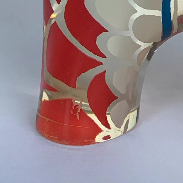 Add a touch of artistic sophistication to your collection with this striking **Vintage MCM Abraham Palatnik Op Art Lucite...