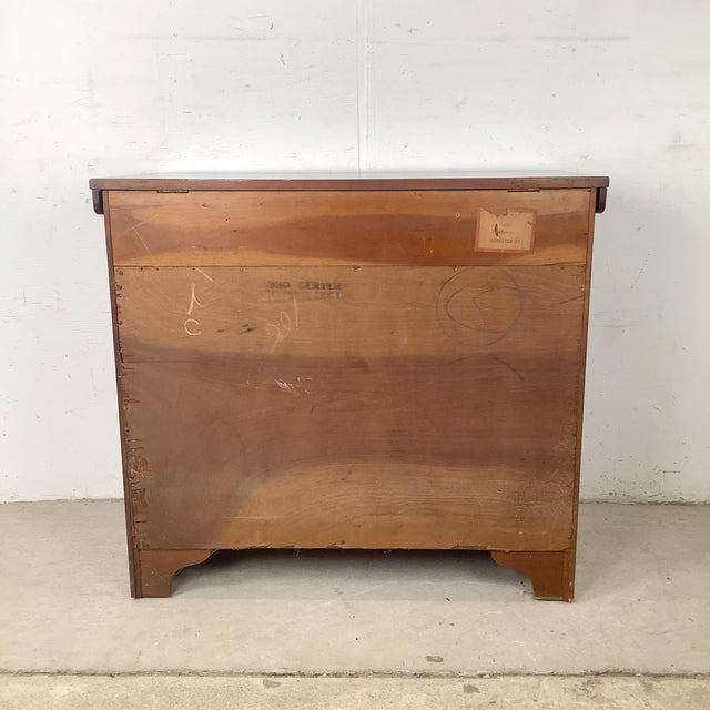 Brown Vintage Solid Cherry End Server by Monitor Furniture Co. For Sale - Image 8 of 12