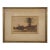 Late 19th Century Antique Edward Loyal Field Country Farmhouse Colored Landscape Etching 15", Framed For Sale