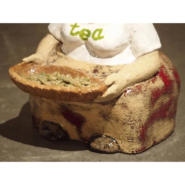 Painted French Tea Leaf Holder From Provence For Sale - Image 4 of 11