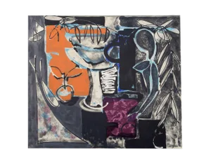 Claude Venard, Nature Morte Au Compotier, Lithograph