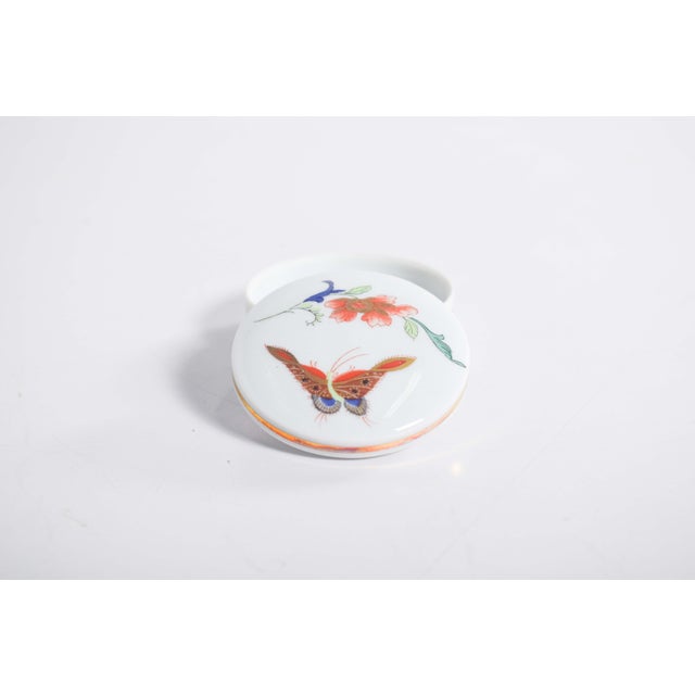 Ceramic Jewelry Box in Vista Alegre Porcelain, 1950 For Sale - Image 7 of 9