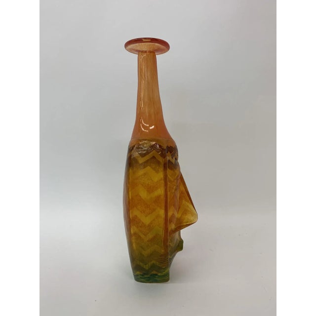Rio Face Vase by Kjell Engman for Kosta Boda For Sale - Image 7 of 11