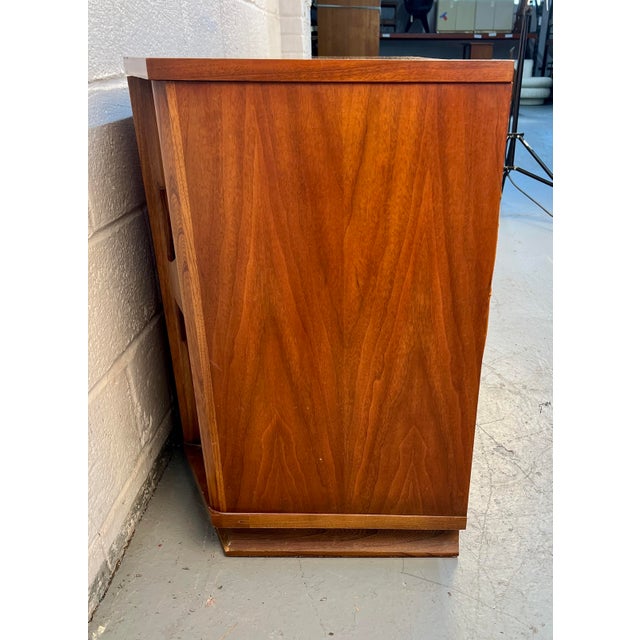 Wood Vintage Kent-Coffey "Perspecta" Walnut Buffet, Attributed For Sale - Image 7 of 16