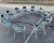 Metal 1980s Postmodern Armchairs Giancarlo Piretti & Emilio Ambasz for Dorsal - Set of 11 For Sale - Image 7 of 13